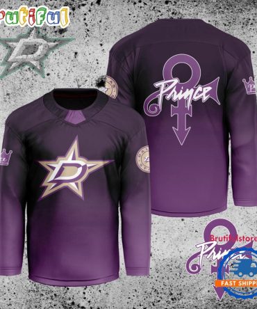 Nhl Dallas Stars Personalized Prince Night Hockey Jersey