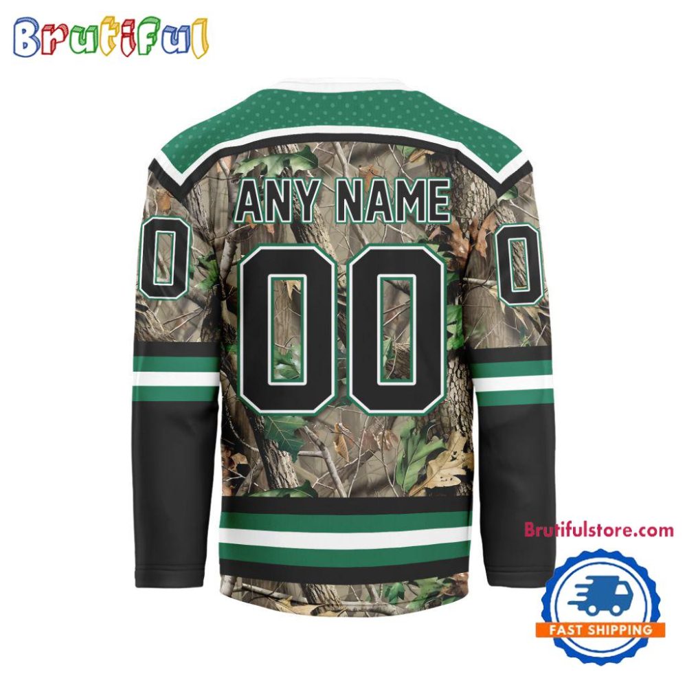 Nhl Dallas Stars Special Realtree Camo Hunting Hockey Jersey - Image 2