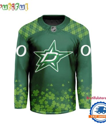 Nhl Dallas Stars St.Patrick'S Day New Design Hockey Jersey, Nhl Patricks Day Jersey