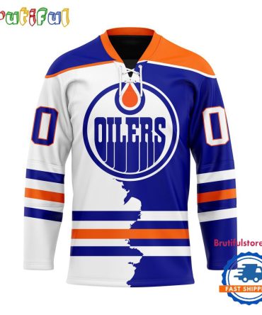 Nhl Edmonton Oilers Home Mix Away New Design Hockey Jersey