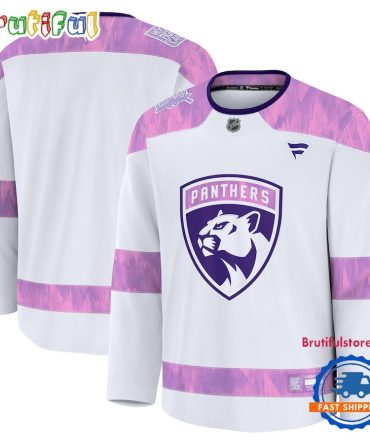 Nhl Florida Panthers 2024 Hockey Fights Cancer Practice Jersey Shirt