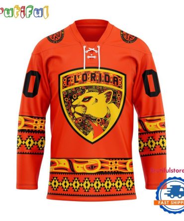 Nhl Florida Panthers National Day For Truth And Reconciliation Design Hockey Jersey, Sport Jersey Shirt