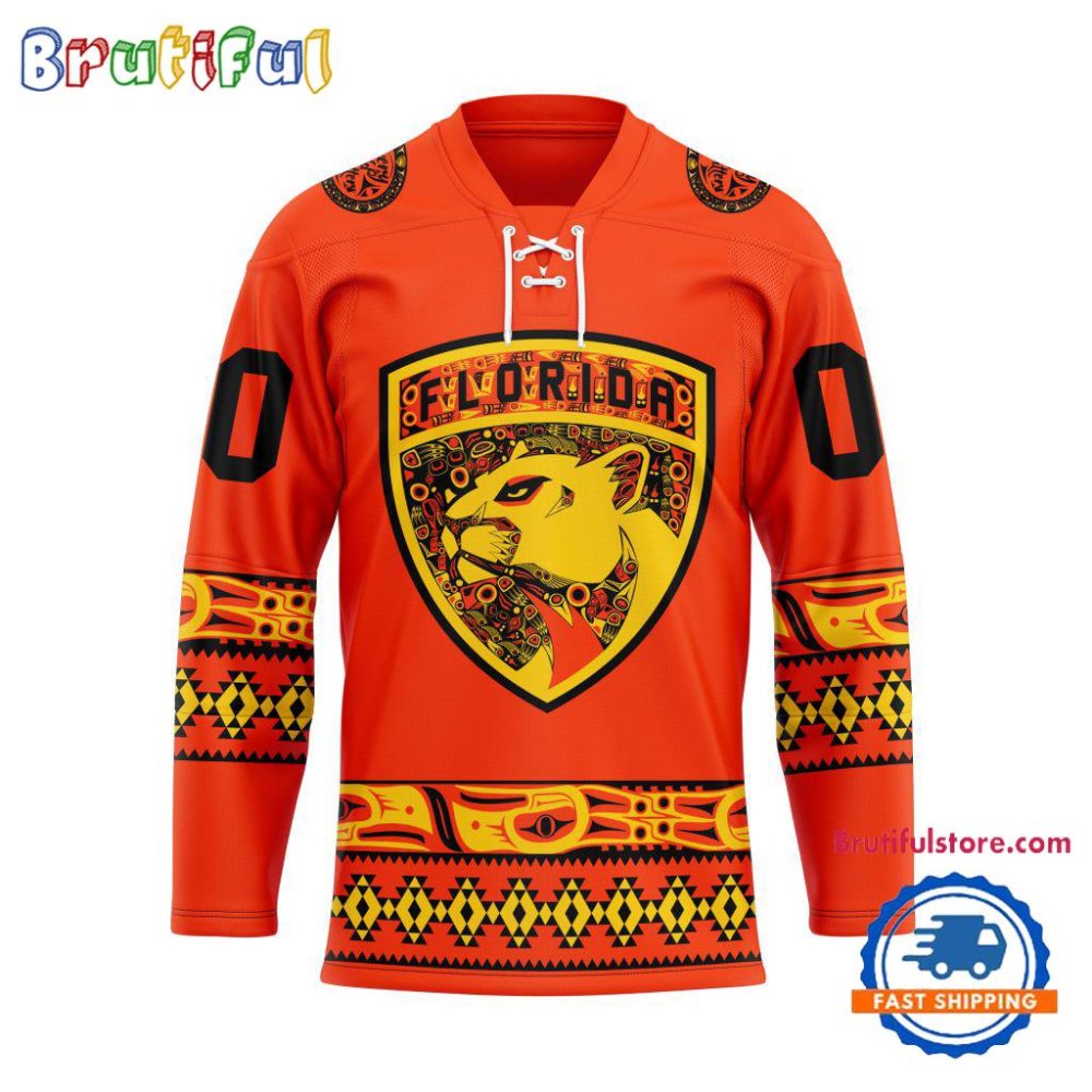 Nhl Florida Panthers National Day For Truth And Reconciliation Design Hockey Jersey, Sport Jersey Shirt