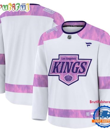 Nhl Los Angeles Kings 2024 Hockey Fights Cancer Practice Jersey Shirt