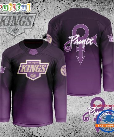 Nhl Los Angeles Kings Personalized Prince Night Hockey Jersey