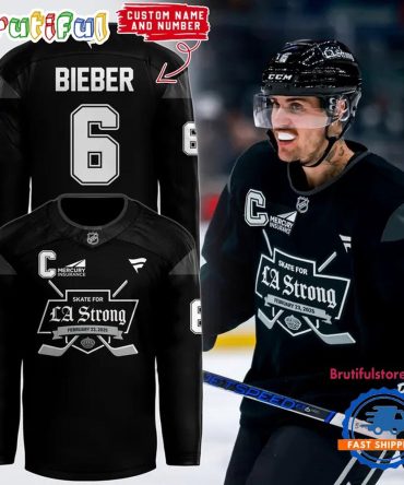 Nhl Los Angeles Kings Special La Strong 2025 Black Hockey Jersey