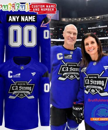 Nhl Los Angeles Kings Special La Strong 2025 Blue Hockey Jersey