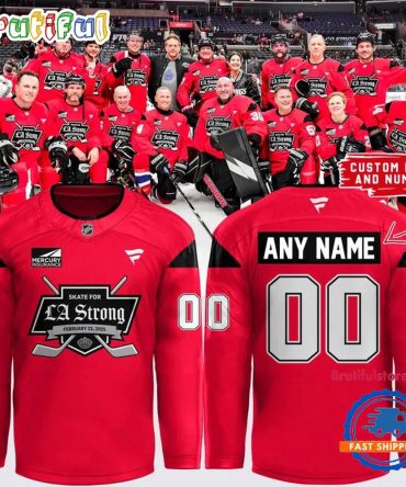 Nhl Los Angeles Kings Special La Strong 2025 Red Hockey Jersey