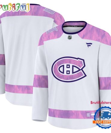 Nhl Montreal Canadiens 2024 Hockey Fights Cancer Practice Jersey Shirt