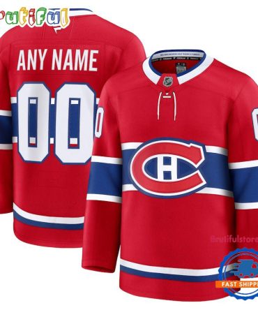 Nhl Montreal Canadiens Home Premium Custom Hockey Jersey