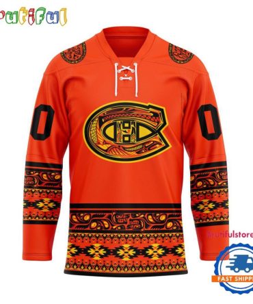 Nhl Montreal Canadiens National Day For Truth And Reconciliation Design Hockey Jersey, Sport Jersey Shirt