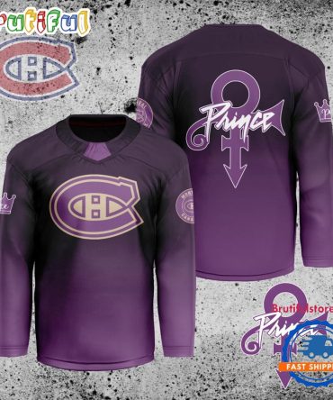 Nhl Montreal Canadiens Personalized Prince Night Hockey Jersey