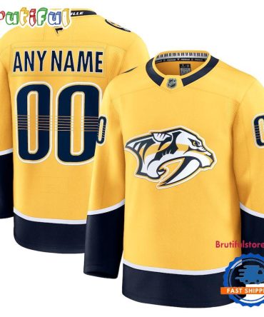 Nhl Nashville Predators Home Premium Custom Hockey Jersey