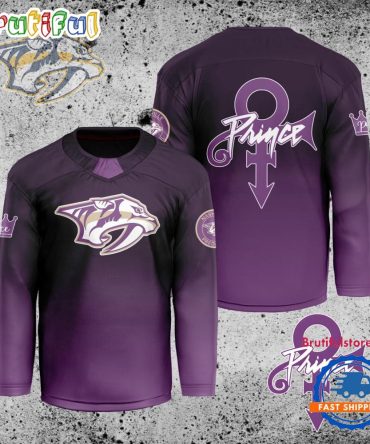 Nhl Nashville Predators Personalized Prince Night Hockey Jersey