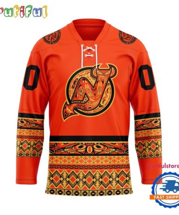 Nhl New Jersey Devils National Day For Truth And Reconciliation Design Hockey Jersey, Sport Jersey Shirt