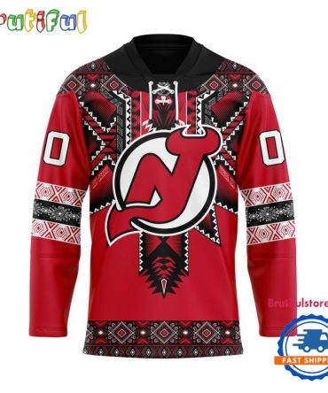 Nhl New Jersey Devils Personalized Native American Hockey Jersey