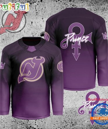 Nhl New Jersey Devils Personalized Prince Night Hockey Jersey