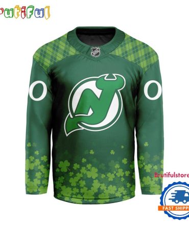 Nhl New Jersey Devils St.Patrick'S Day New Design Hockey Jersey, Nhl Patricks Day Jersey