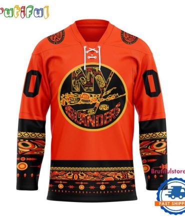 Nhl New York Islanders National Day For Truth And Reconciliation Design Hockey Jersey, Sport Jersey Shirt