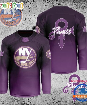 Nhl New York Islanders Personalized Prince Night Hockey Jersey