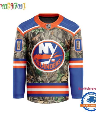 Nhl New York Islanders Special Realtree Camo Hunting Hockey Jersey