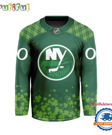 Nhl New York Islanders St.Patrick'S Day New Design Hockey Jersey, Nhl Patricks Day Jersey