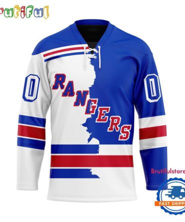 Nhl New York Rangers Home Mix Away New Design Hockey Jersey