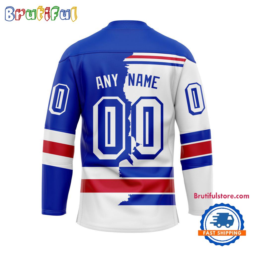Nhl New York Rangers Home Mix Away New Design Hockey Jersey - Image 2