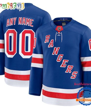 Nhl New York Rangers Home Premium Custom Hockey Jersey