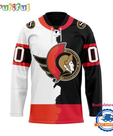 Nhl Ottawa Senators Home Mix Away New Design Hockey Jersey