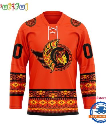 Nhl Ottawa Senators National Day For Truth And Reconciliation Design Hockey Jersey, Sport Jersey Shirt