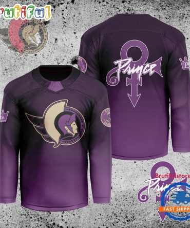 Nhl Ottawa Senators Personalized Prince Night Hockey Jersey