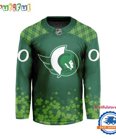 Nhl Ottawa Senators St.Patrick'S Day New Design Hockey Jersey, Nhl Patricks Day Jersey