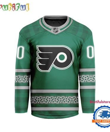 Nhl Philadelphia Flyers For St.Patrick'S Day Limited New Hockey Jersey