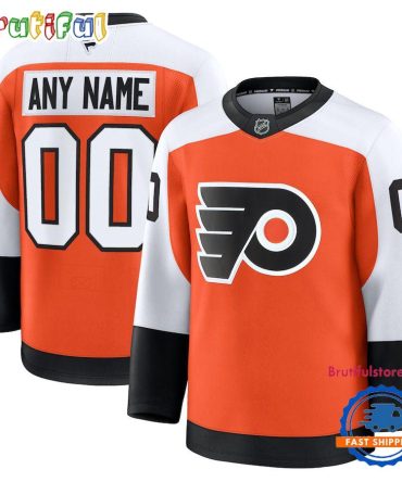 Nhl Philadelphia Flyers Home Premium Custom Hockey Jersey
