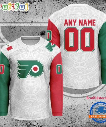 Nhl Philadelphia Flyers Personalized Mexican Heritage Hockey Jersey