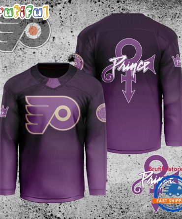 Nhl Philadelphia Flyers Personalized Prince Night Hockey Jersey