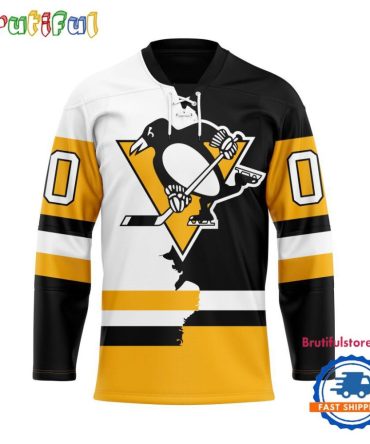 Nhl Pittsburgh Penguins Home Mix Away New Design Hockey Jersey