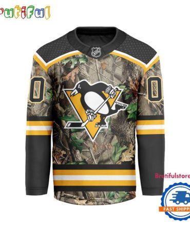 Nhl Pittsburgh Penguins Special Realtree Camo Hunting Hockey Jersey
