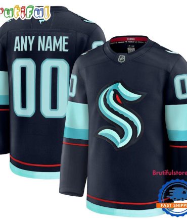 Nhl Seattle Kraken Home Premium Custom Hockey Jersey