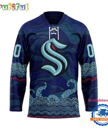 Nhl Seattle Kraken Personalized Native American Hockey Jersey