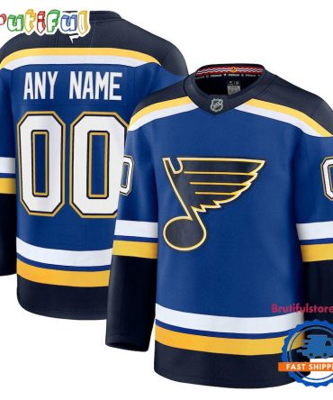 Nhl St. Louis Blues Home Premium Custom Hockey Jersey