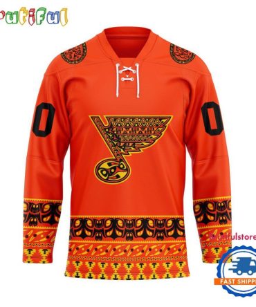 Nhl St. Louis Blues National Day For Truth And Reconciliation Design Hockey Jersey, Sport Jersey Shirt