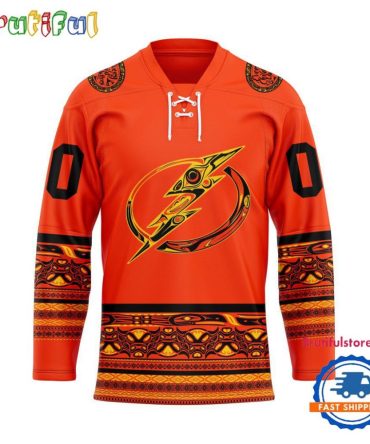 Nhl Tampa Bay Lightning National Day For Truth And Reconciliation Design Hockey Jersey, Sport Jersey Shirt