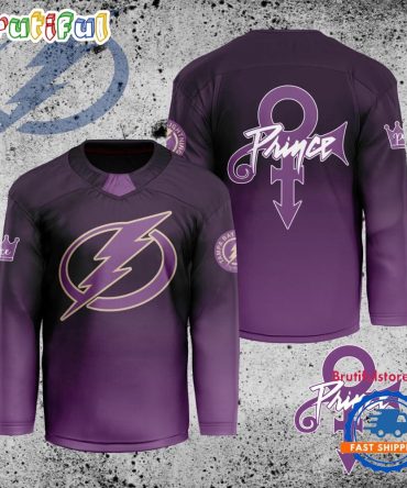 Nhl Tampa Bay Lightning Personalized Prince Night Hockey Jersey