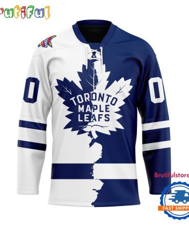 Nhl Toronto Maple Leafs Home Mix Away New Design Hockey Jersey