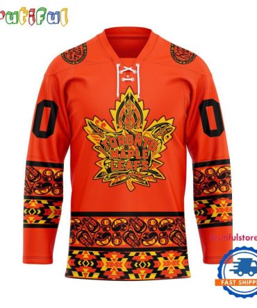 Nhl Toronto Maple Leafs National Day For Truth And Reconciliation Design Hockey Jersey, Sport Jersey Shirt