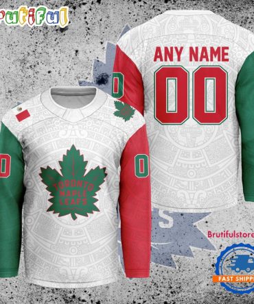 Nhl Toronto Maple Leafs Personalized Mexican Heritage Hockey Jersey