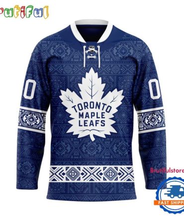Nhl Toronto Maple Leafs Personalized Native American Hockey Jersey