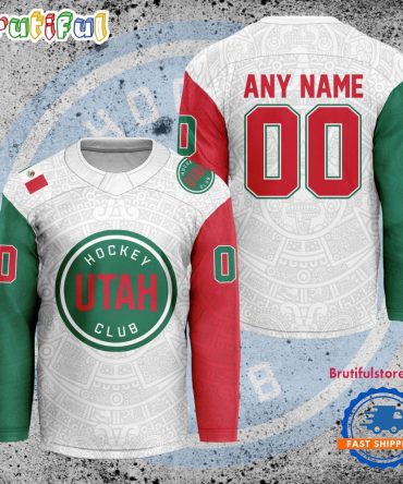 Nhl Utah Hockey Club Personalized Mexican Heritage Hockey Jersey